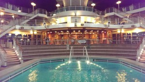 This was the aft of the ship. 