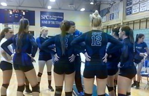 Conferring with Coach Scott White