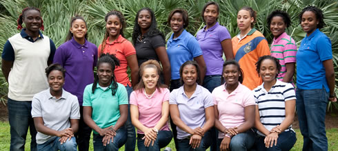 The 2011-2012 Lady Titans Basketball Team