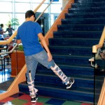 Stairs can be a challenge!