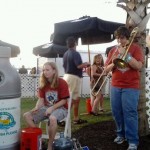 Local students came to perform for donations going towards their school jazz bands.