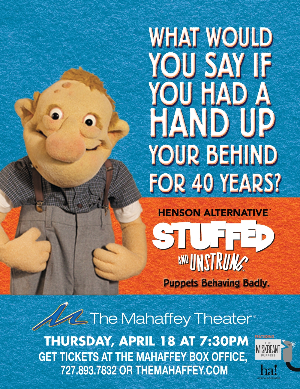 Jim Henson Co Stuffed and Unstrung poster