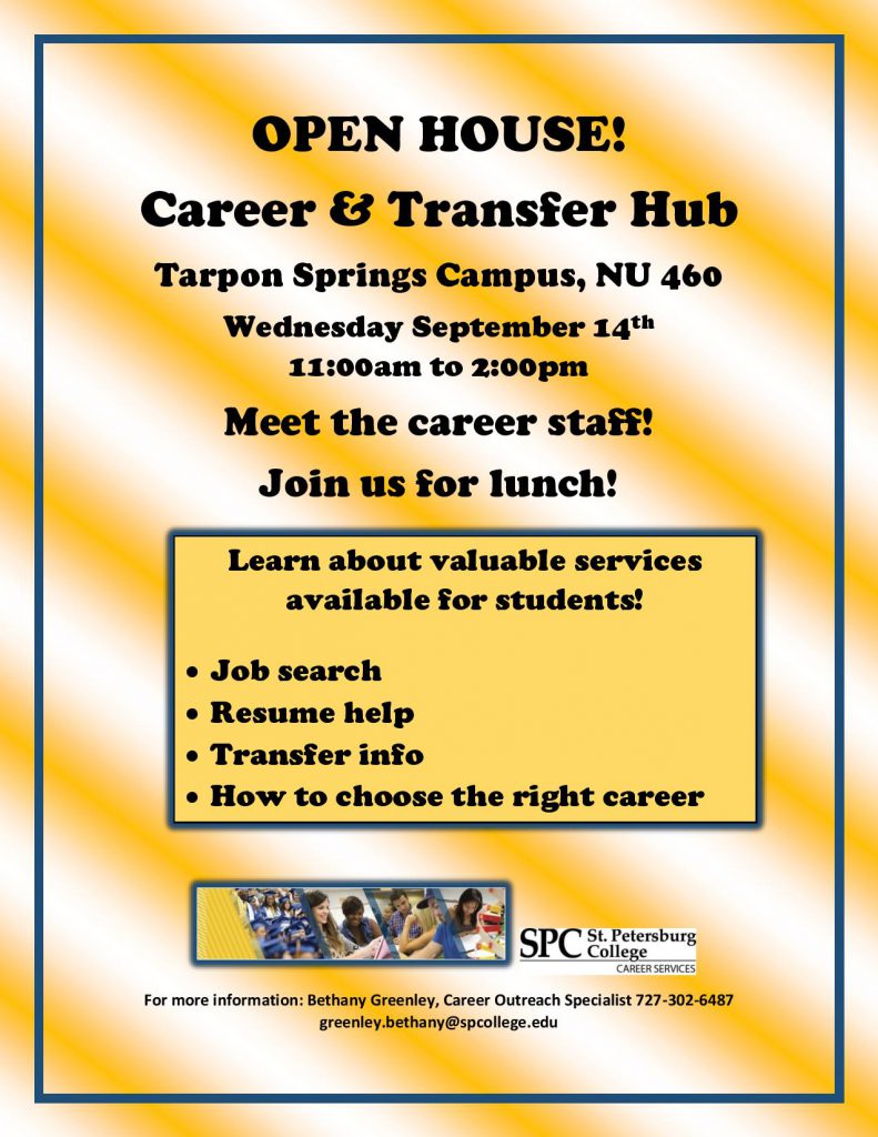 OPEN HOUSE Career and Transfer Hub fall 2016-page-001