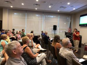 Dr. Maria Sgambati Speaking to Audience